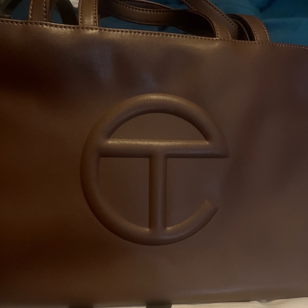 Authentic brown Telfar Bag
